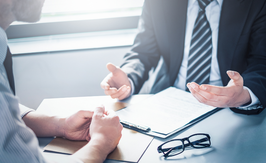 Business meeting with price negotiation discussion